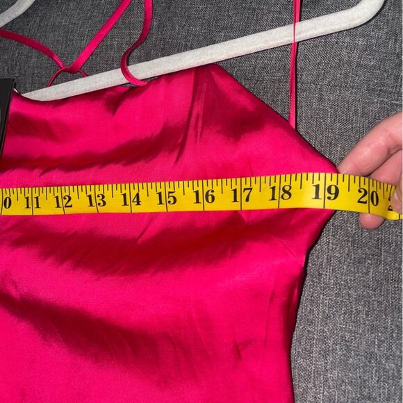 Brigitte Herskind Orly Dress in Fusia Pink Size XL NWT - Picture 9 of 11